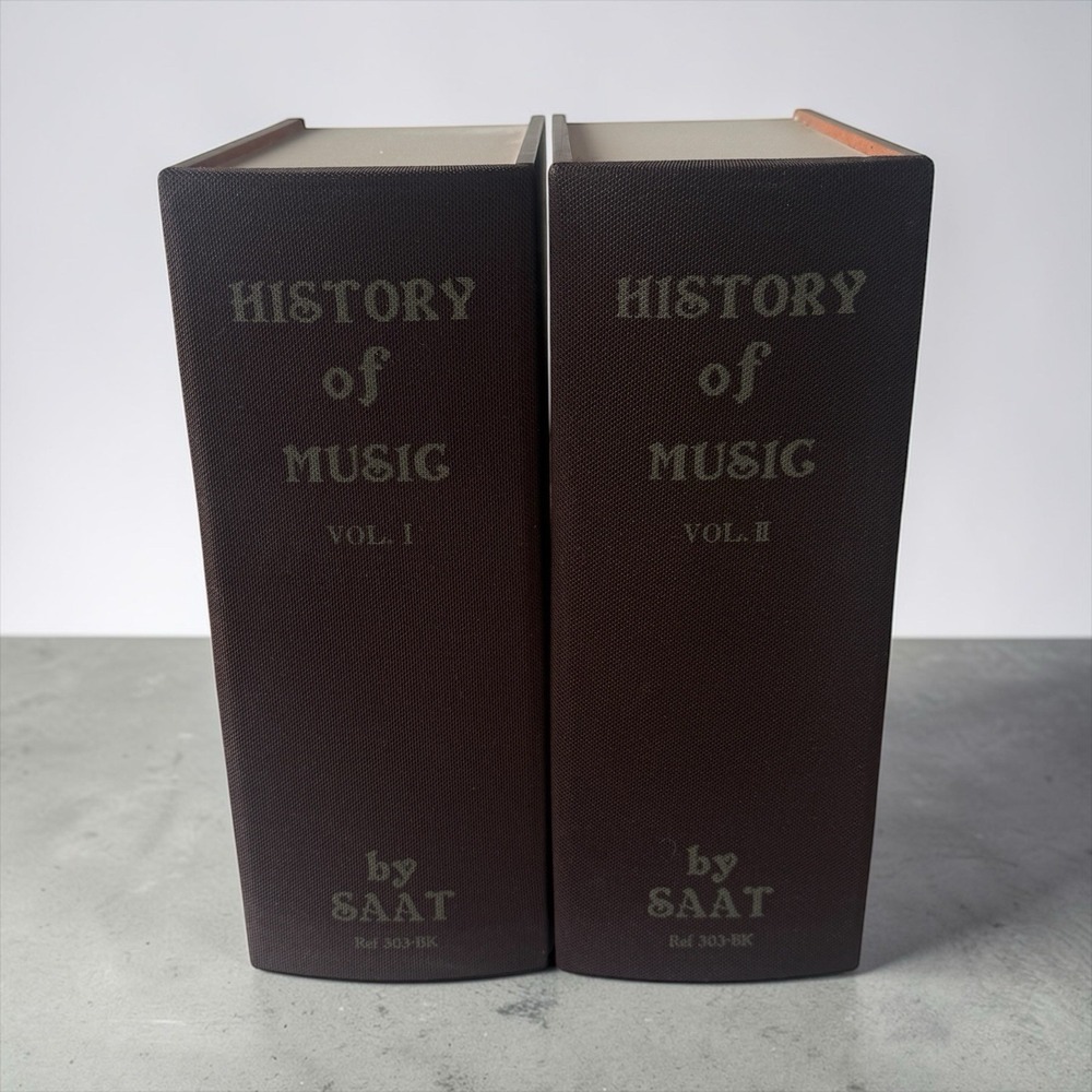 History Of (Music) by SAAT (Bookshelf Speakers) Volume 1 & 2 (Ref 303-BK)